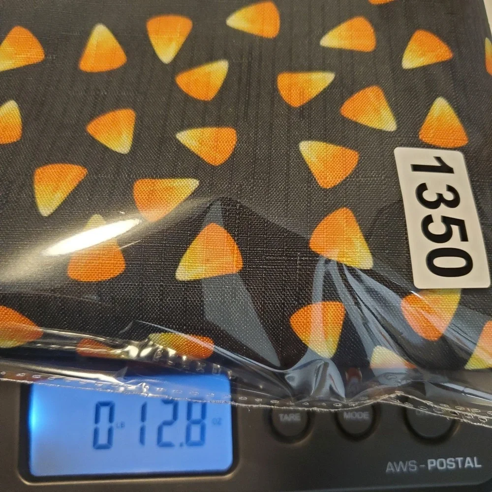 Candy Corn Halloween Fabric Rectangular Table Cloth 50x68 Inches, 100% Polyester